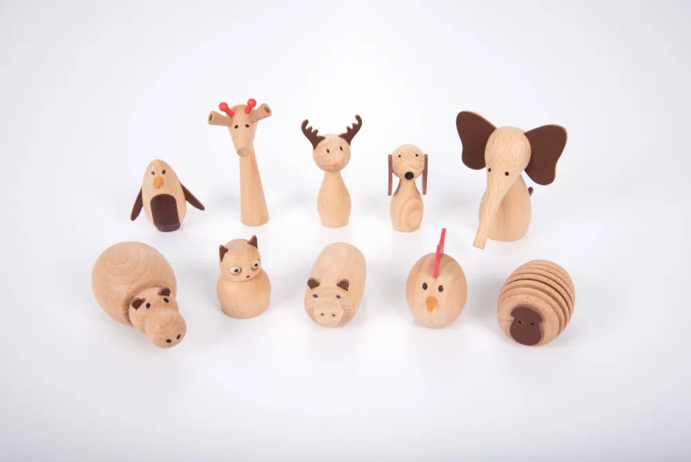 Tickit Animal Friends 73472 10 Parça Oyuncak Figür Thumbnail 9