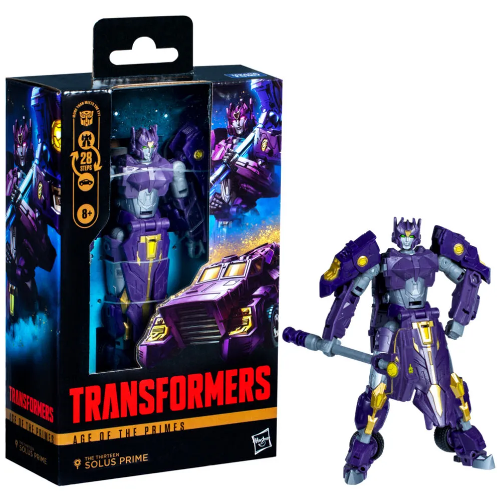 Hasbro Transformers Age of the Primes Deluxe Class The Thirteen Solus Prime Thumbnail 2