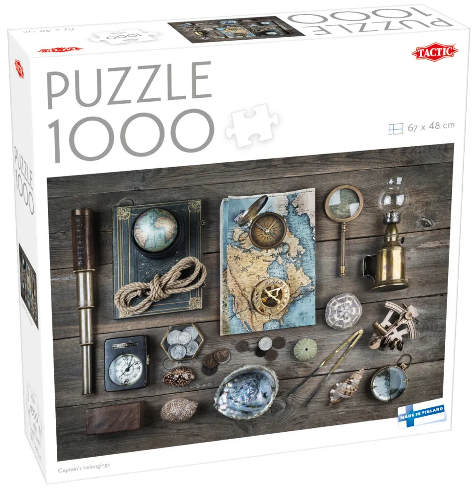 Tactic Lovers Captain’s belongings Yapboz 1000 adet Sanat Puzzle