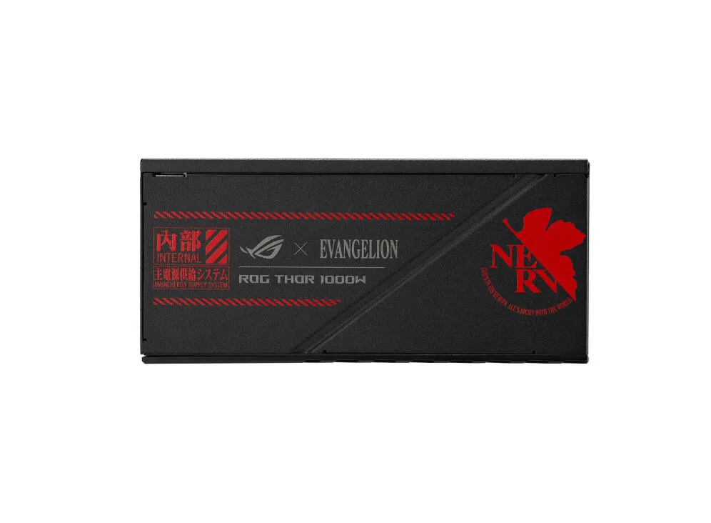 ASUS ROG Thor 1000W Platinum II EVA Edition güç kaynağı ünitesi 20+4 pin ATX Siyah, Kırmızı, Gümüş Thumbnail 7