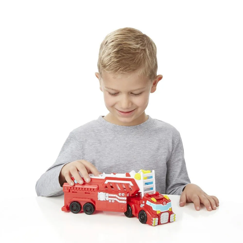 Hasbro Playskool Heroes Transformers Rescue Bots Hook and Ladder Heatwave Thumbnail 3