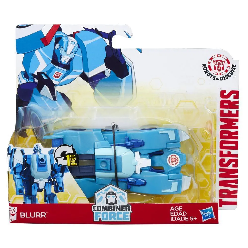 Hasbro Transformers Robots in Disguise Combiner Force 1-Step Changer Blurr Thumbnail 1