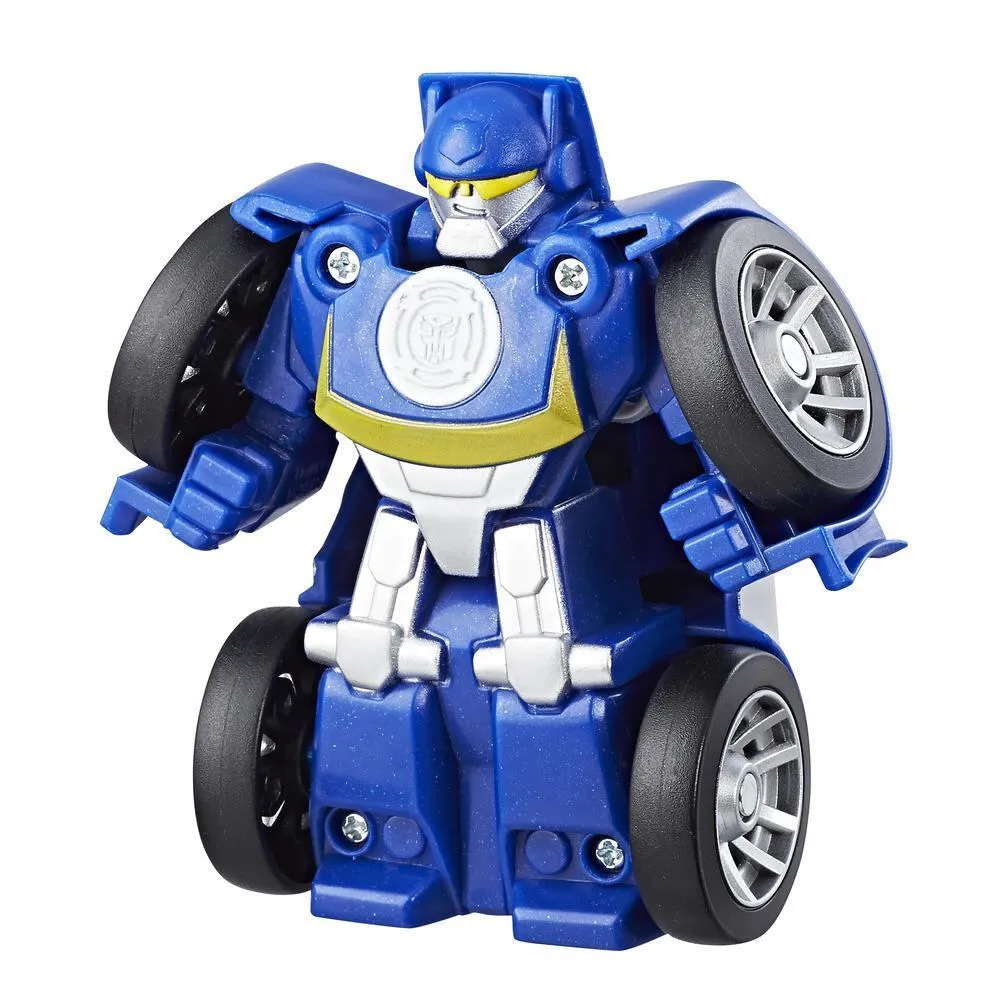 Hasbro Playskool Heroes Transformers Rescue Bots Flip Racers Chase the Police-Bot Thumbnail 2