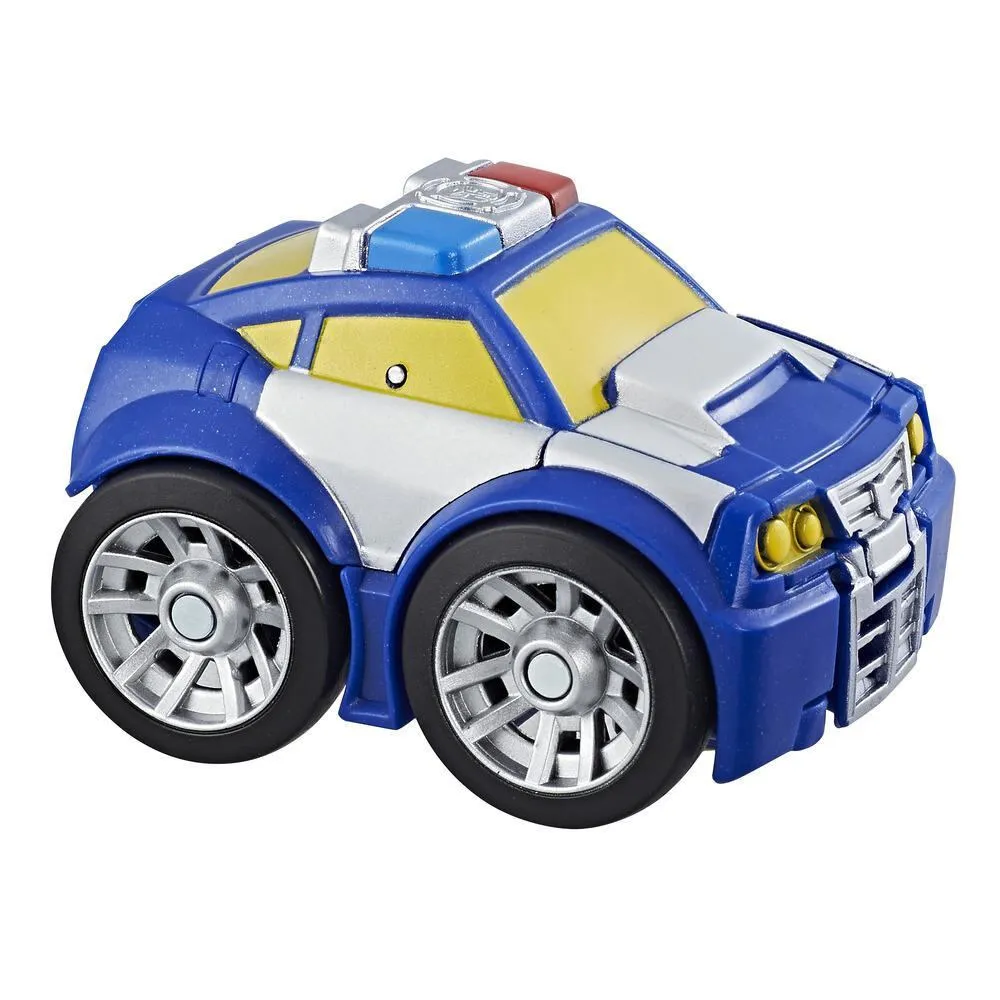 Hasbro Playskool Heroes Transformers Rescue Bots Flip Racers Chase the Police-Bot Transformer Oyuncakları
