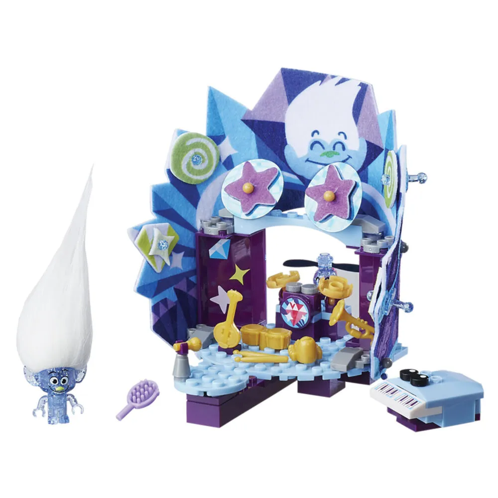 Hasbro Kreo Dreamworks Trolls Guy Diamond's Glitterific Grooves İnşaat Yapı Oyuncakları