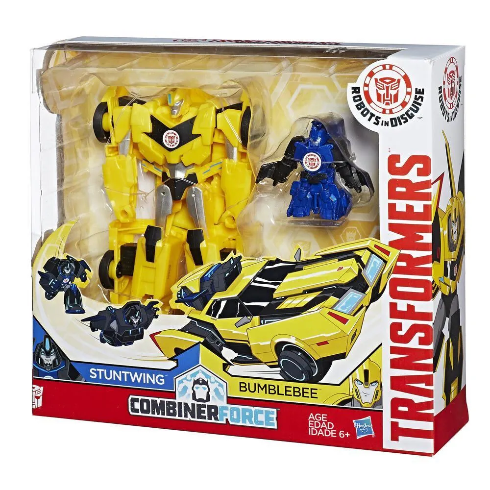 Hasbro Transformers Rid Combiner Force Activator Combiners Bumblebee and Stuntwing Thumbnail 3