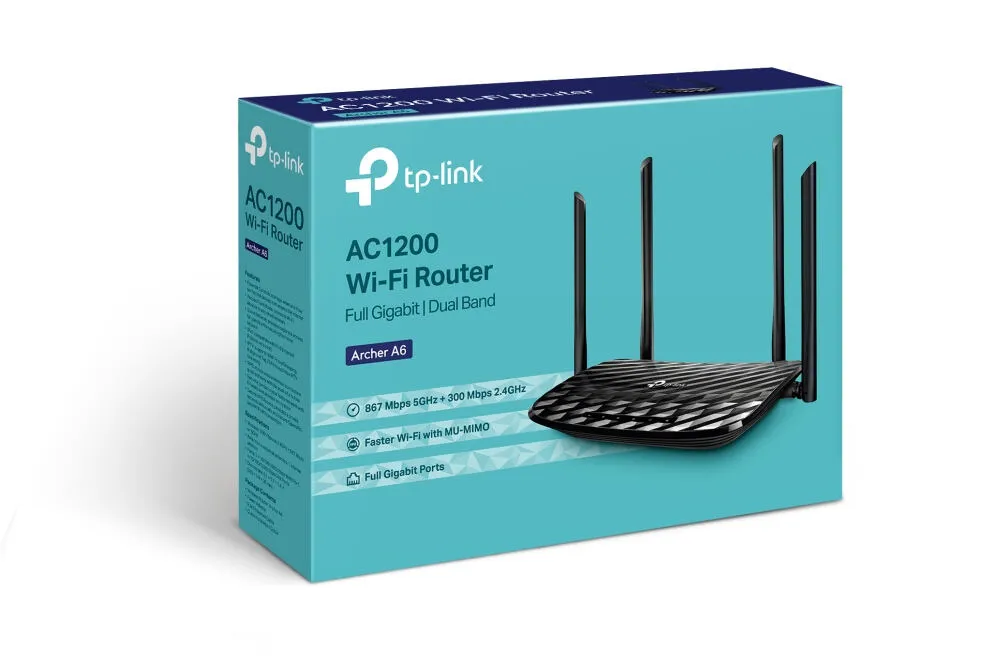 TP-Link AC1200 4 GHz ARCHER A6 Thumbnail 6