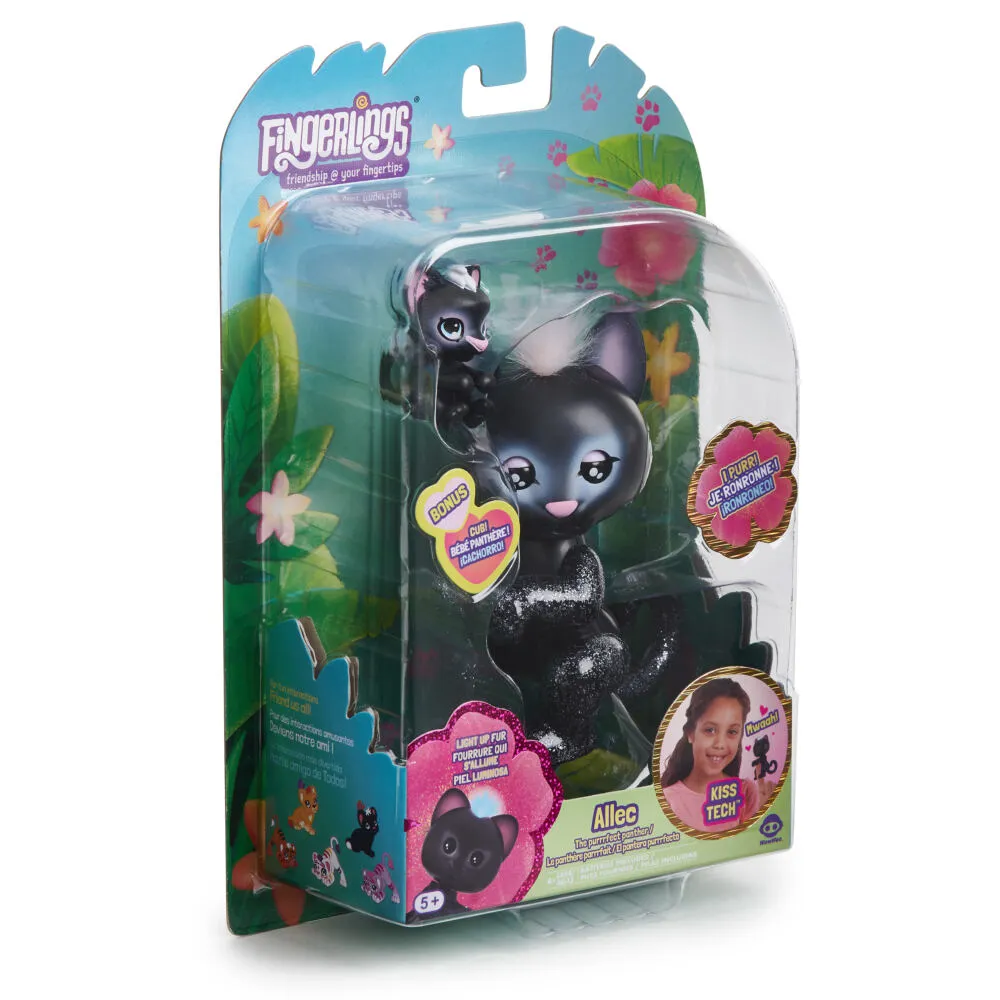 WowWee Fingerlings Baby Black Panther- Twilight Etkileşimli Oyuncak