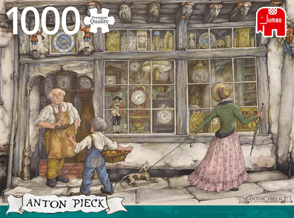 Jumbo Anton Pieck The Clock Shop 1000 Parça 18826 Puzzle Thumbnail 4
