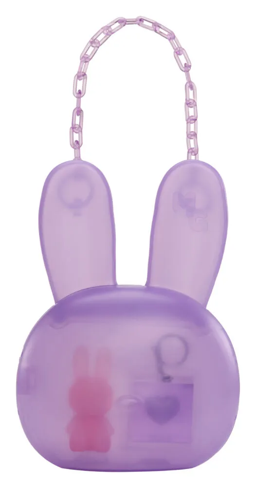 MGA Entertainment Mini Glam Purse with Cosmetics Bunny - Purple Thumbnail 1