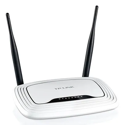 TP-Link TL-WR841N kablosuz yönlendirici Hızlı Eternet Tek-bant (2,4 GHz) Siyah, Beyaz Thumbnail 1