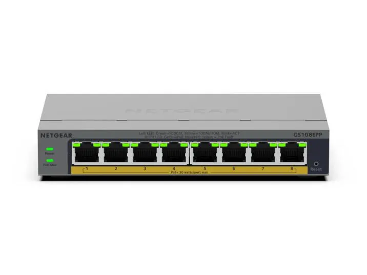 NETGEAR GS108EPP-100EUS Thumbnail 1