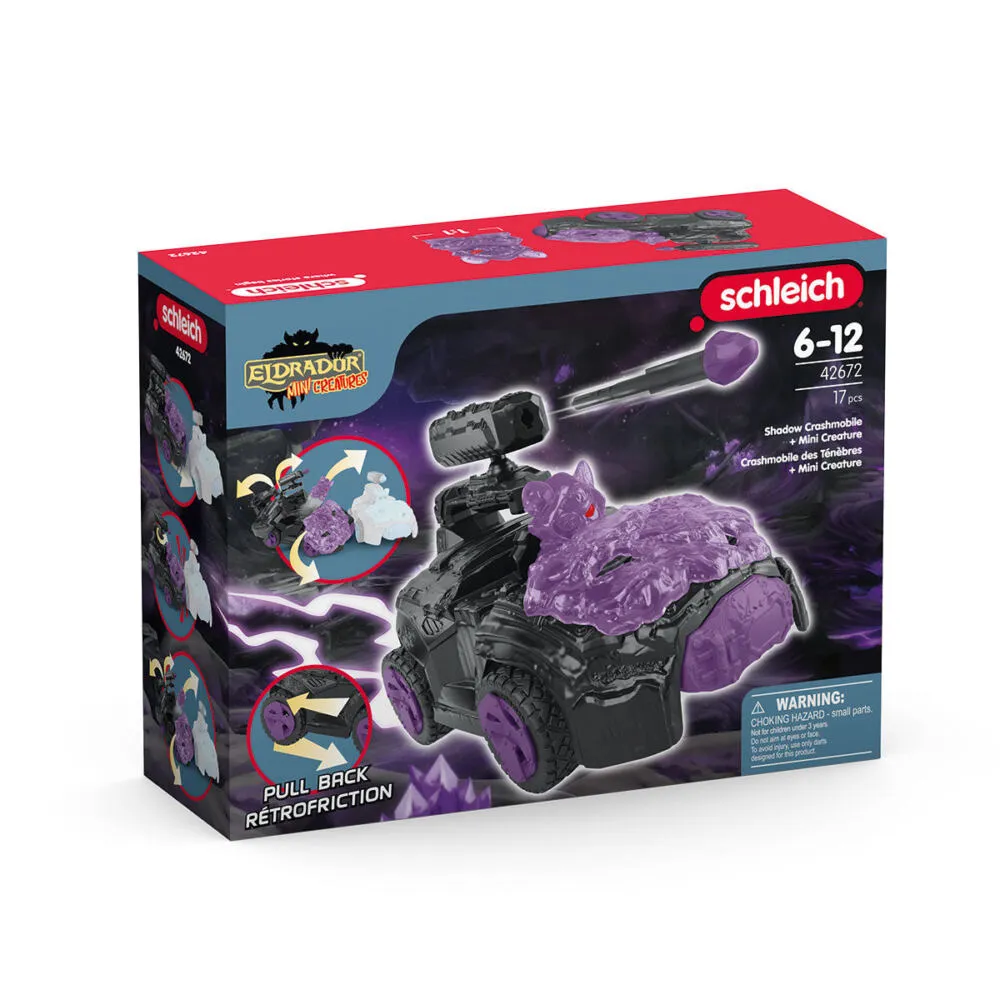 schleich 42672 Robots / Mini Creatures, Crashmobil, Shadow World 17 Parça Oyuncak Figür Thumbnail 8