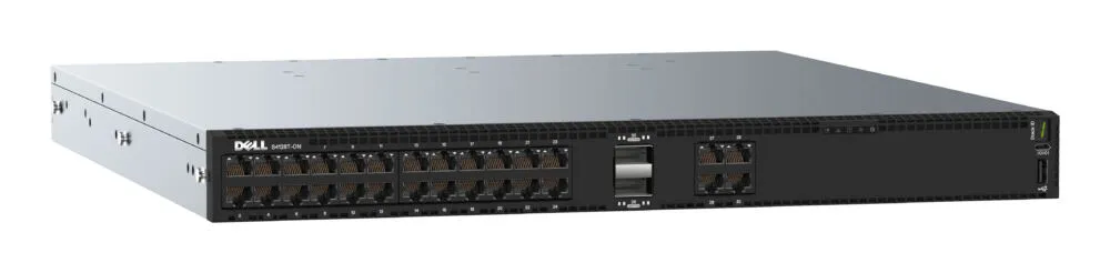 DELL S-Series S4128T-ON Gözetilmiş L2/L3 10G Ethernet (100/1000/10000) 1U Siyah, Gri Thumbnail 2