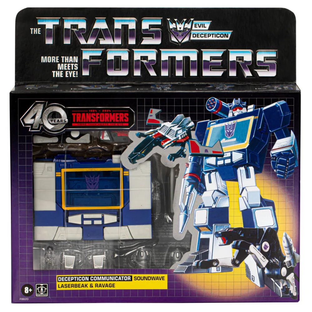 Hasbro Transformers Soundwave, Laserbeak, & Ravage F86205L0 Thumbnail 6