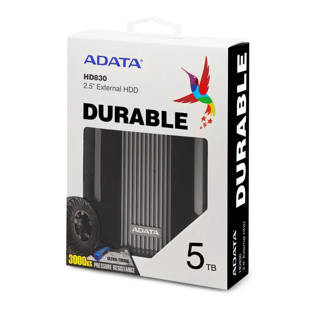 ADATA HD830 4 TB AHD830-4TU31-CBK 2.5" USB 3.2 Taşınabilir Harici Hard Disk Thumbnail 10