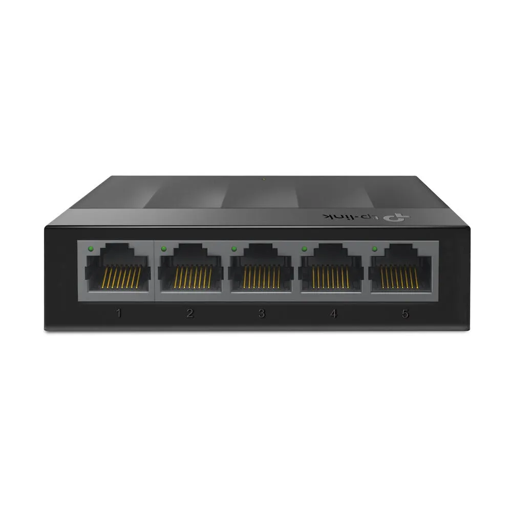 TP-Link LS1005G Yönetilmeyen Gigabit Ethernet (10/100/1000) Siyah Switch
