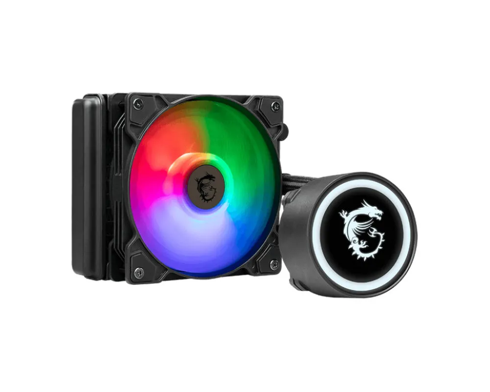 MSI MAG CORELIQUID B120 Bilgisayar Soğutma Sistemi İşlemci Hepsi dahil sıvı soğutma 12 cm Siyah
