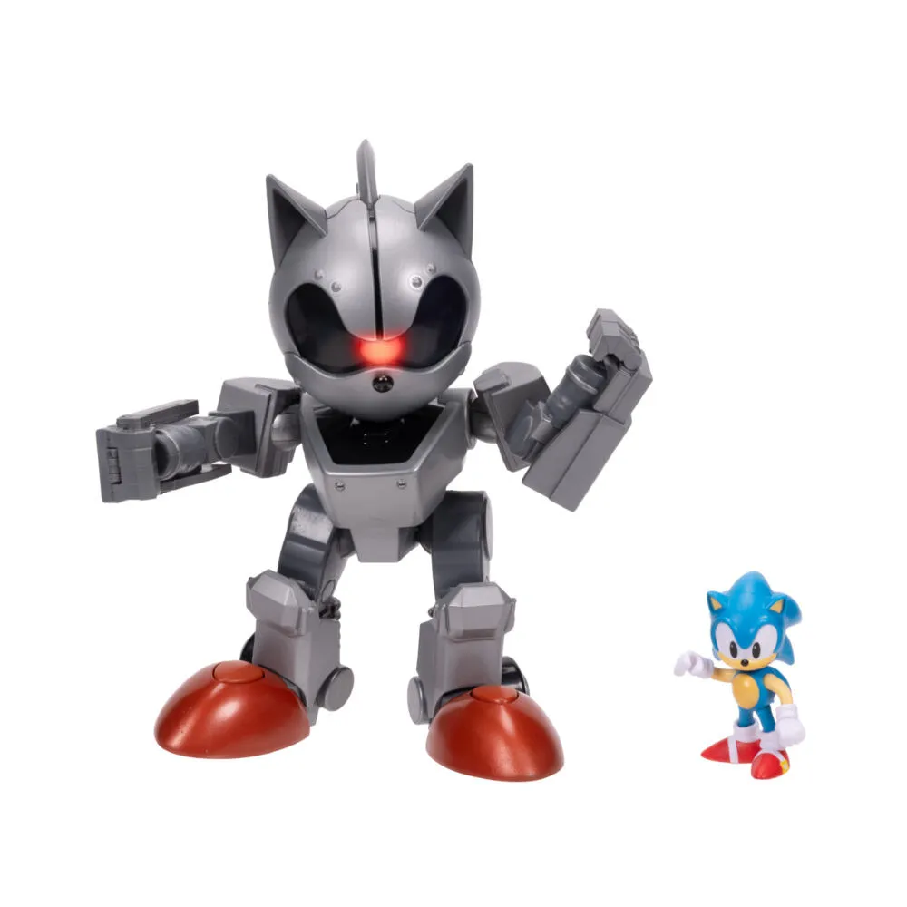 JAKKS Pacific Sonic the Hedgehog Giant Mecha Sonic vs Sonic Playset 429844 Thumbnail 11
