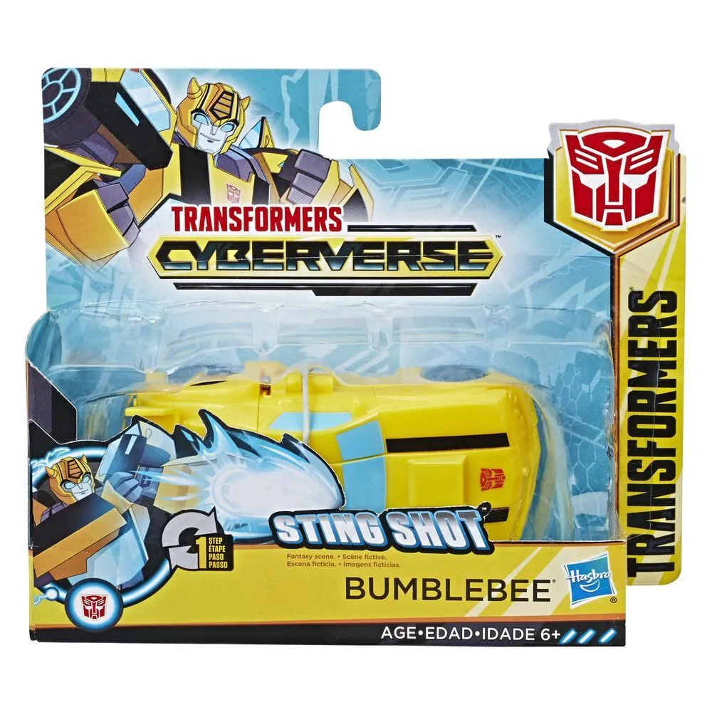 Hasbro Transformers Cyberverse Action Attackers: 1-Step Changer Bumblebee E3642ES6 Thumbnail 5