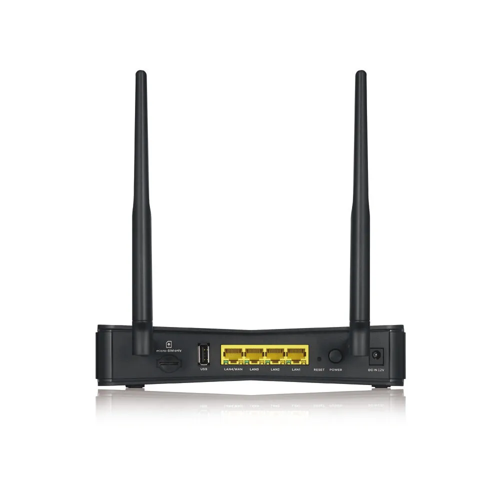 Zyxel LTE3301-PLUS kablosuz yönlendirici Gigabit Ethernet Çift bant (2,4 GHz / 5 GHz) 4G Siyah Thumbnail 3