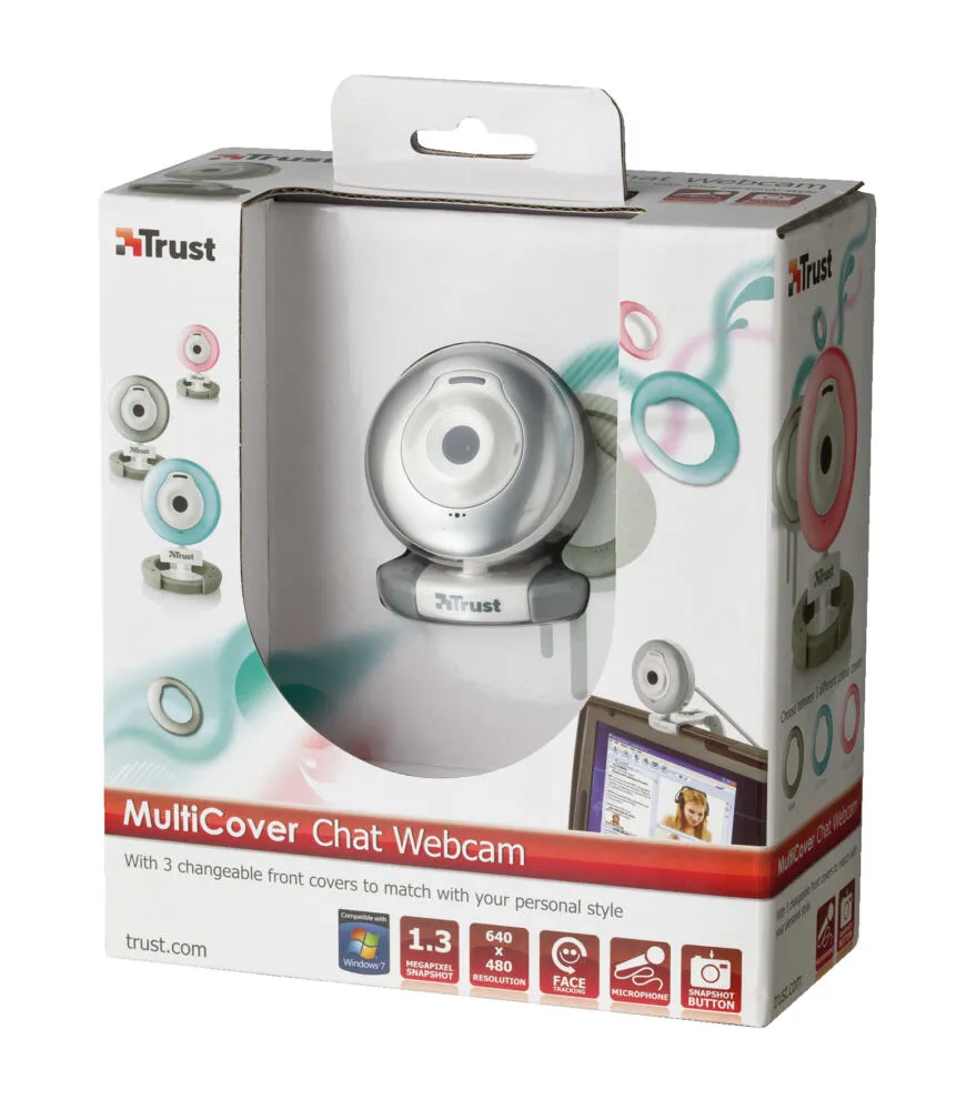 Trust MultiCover Chat Webcam 16490 Thumbnail 4