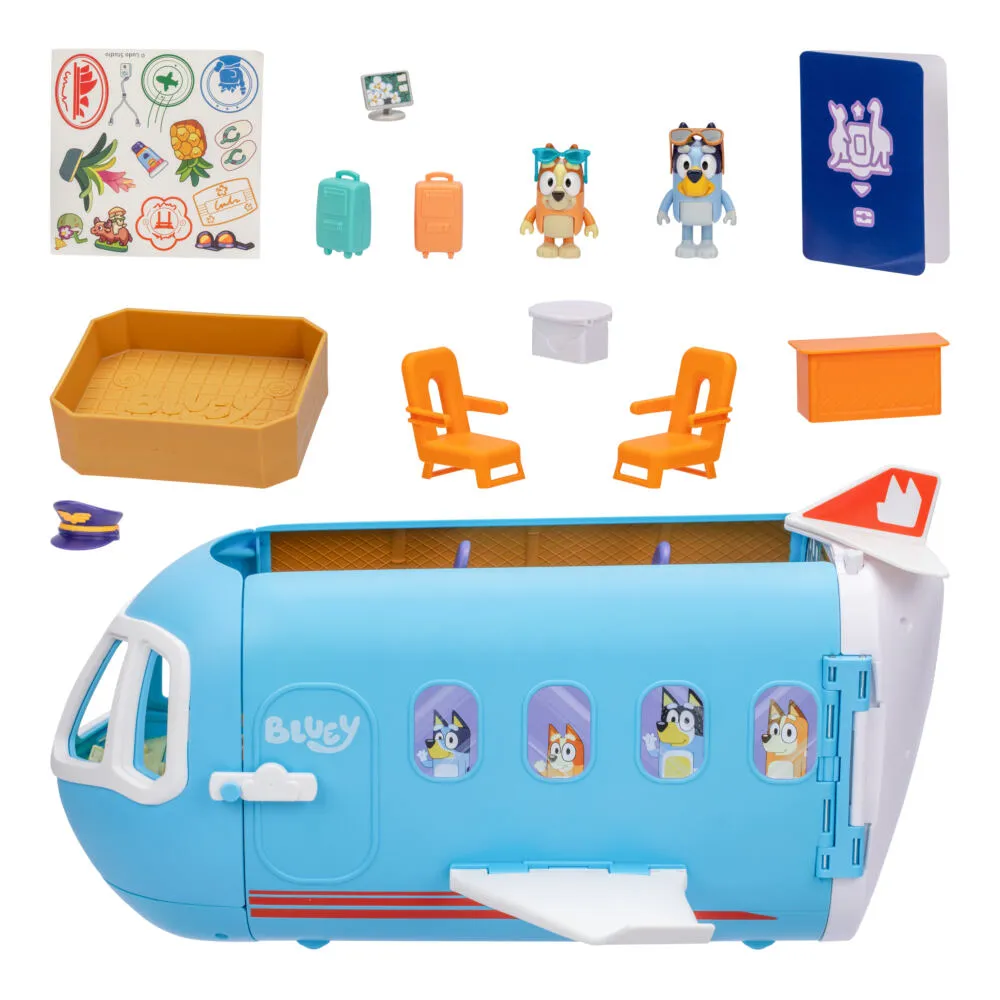 Moose Toys Bluey 3 in 1 Airplane Playset MS17670 Thumbnail 3