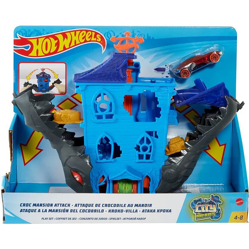 Hot Wheels Croc Mansion Attack GJK91 Thumbnail 4