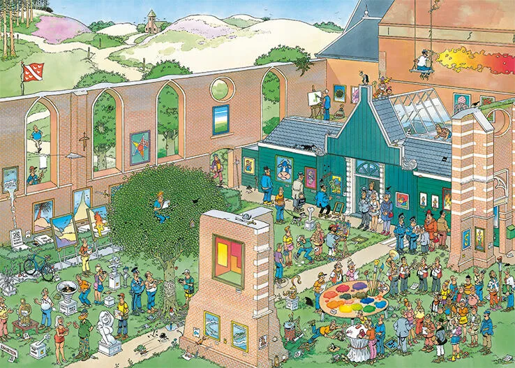 Jumbo The Art Market 1000 Parça 20022 Puzzle Thumbnail 0