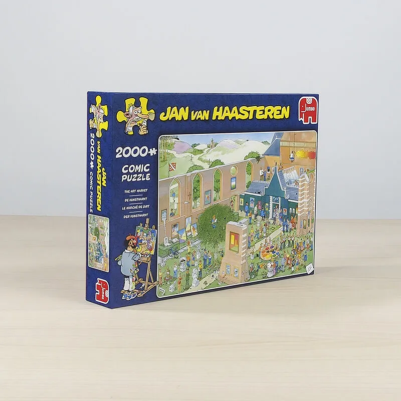 Jumbo he Art Market 2000 Parça 20023 Puzzle Thumbnail 4