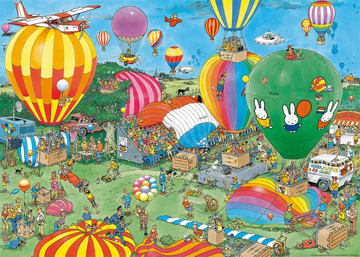 Jumbo Hooray, miffy 65 years 1000 Parça 20024 Puzzle Thumbnail 0