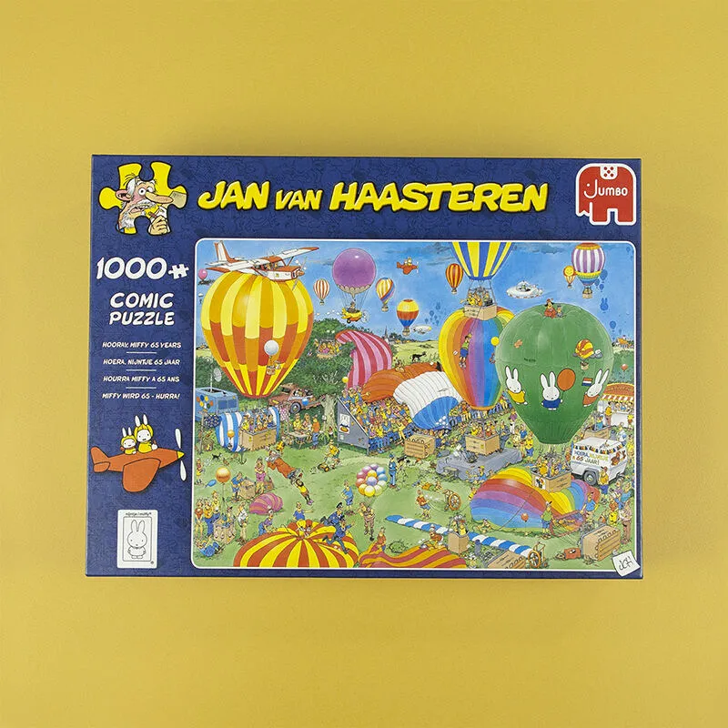 Jumbo Hooray, miffy 65 years 1000 Parça 20024 Puzzle Thumbnail 3