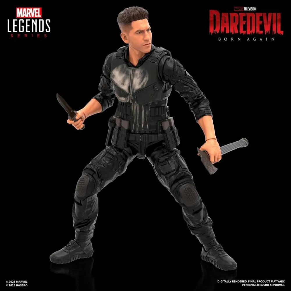 Hasbro Marvel Legends Series Daredevil: Born Again Punisher G05815L0 Oyuncak Figür Thumbnail 4