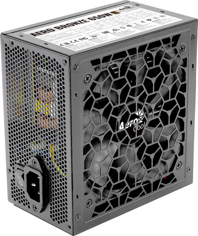 Aerocool Aero 650 W AEROB650 80 PLUS Bronze Güç Kaynağı Thumbnail 7