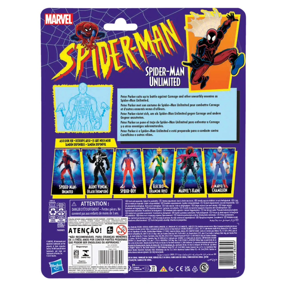 Hasbro Marvel Legends Series Spider-Man Unlimited G07855X0 Oyuncak Figür Thumbnail 9