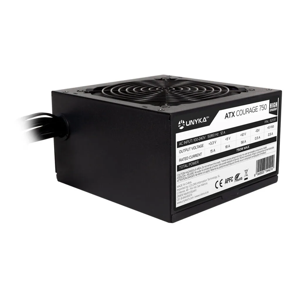 UNYKAch 52051 750 W ATX Güç Kaynağı Thumbnail 0