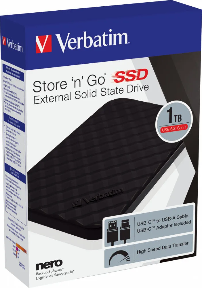 Verbatim Store 'n' Go 1 TB 53230 SSD Thumbnail 6