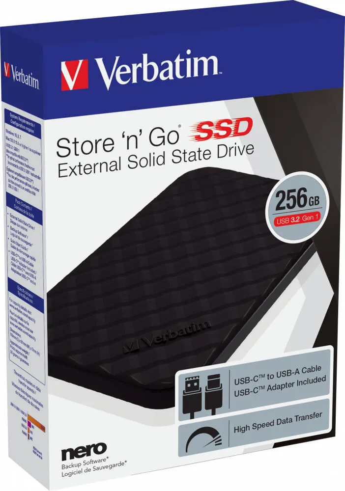 Verbatim Store 'n' Go 256 GB 53249 SSD Thumbnail 8