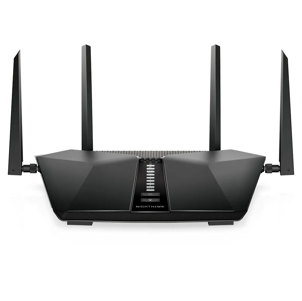 NETGEAR Nighthawk RAX50 kablosuz yönlendirici Gigabit Ethernet Çift bant (2,4 GHz / 5 GHz) Siyah Route