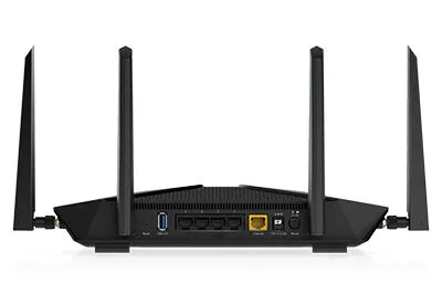 NETGEAR Nighthawk RAX50 kablosuz yönlendirici Gigabit Ethernet Çift bant (2,4 GHz / 5 GHz) Siyah Thumbnail 1