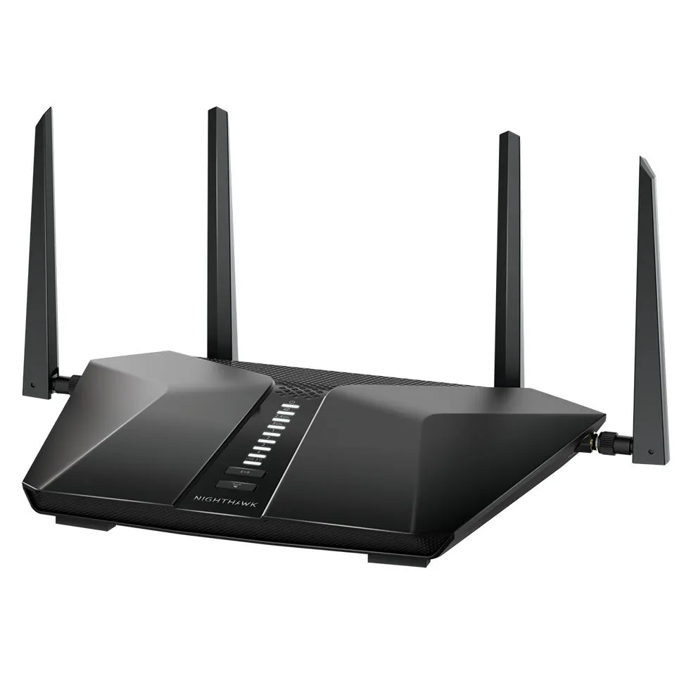 NETGEAR Nighthawk RAX50 kablosuz yönlendirici Gigabit Ethernet Çift bant (2,4 GHz / 5 GHz) Siyah Thumbnail 3