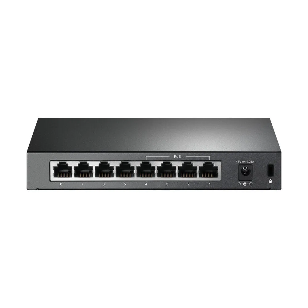 TP-Link TL-SF1008P Yönetilmeyen Fast Ethernet (10/100) Ethernet üzerinden güç desteği (PoE) Zeytin Thumbnail 3