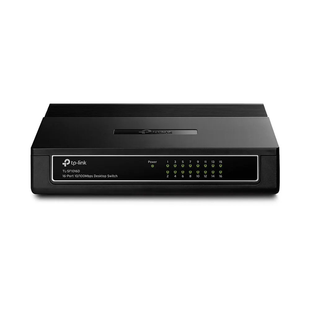 TP-Link TL-SF1016D Fast Ethernet (10/100) Siyah Switch