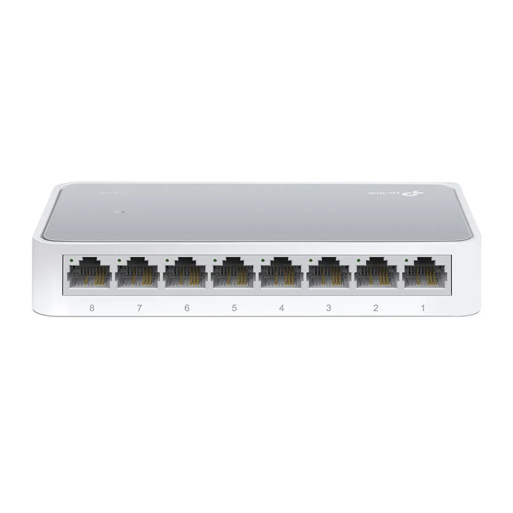 TP-Link TL-SF1008D Yönetilmeyen Fast Ethernet (10/100) Beyaz Switch