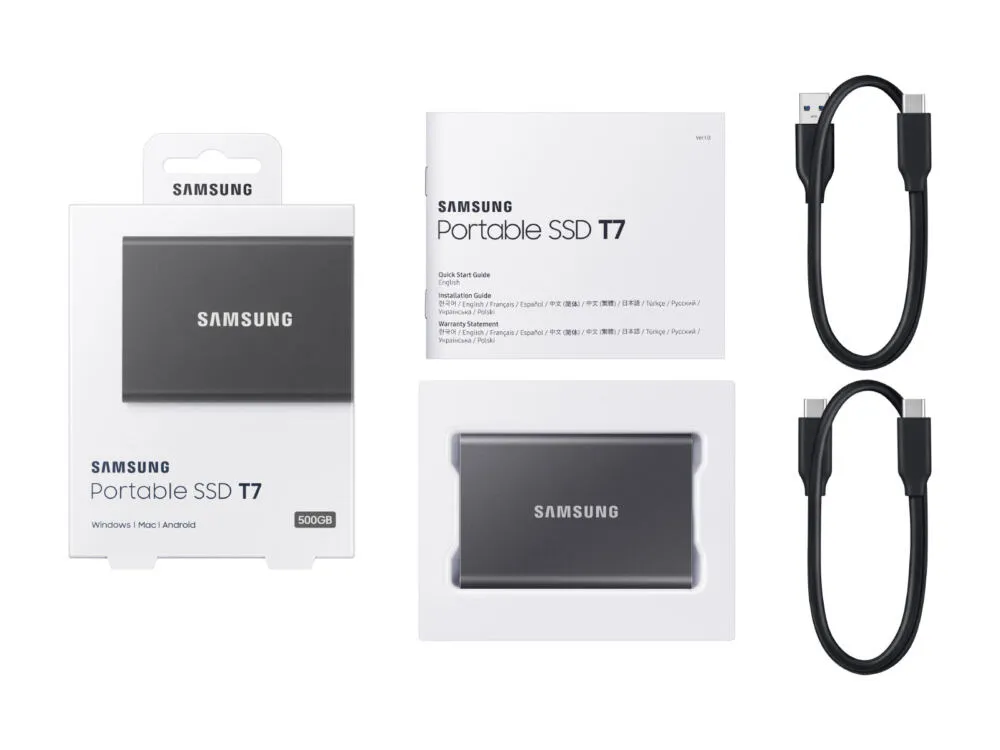 Samsung T7 500 GB MU-PC500T/AM SSD Thumbnail 12