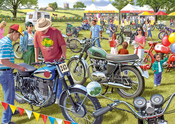 Jumbo The Motorcycle Show 2x500 Parça 11312 500 Parça Puzzle Thumbnail 4