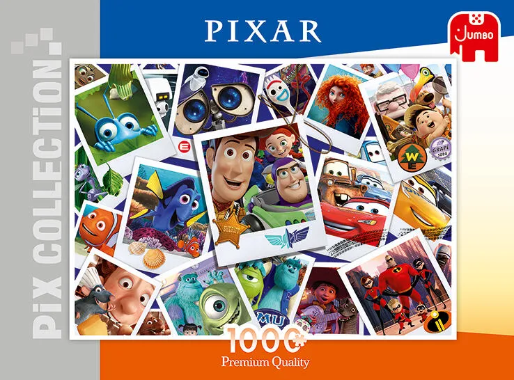 Jumbo Disney Pix Collection Pixar 1000 Parça 19489 Puzzle Thumbnail 2