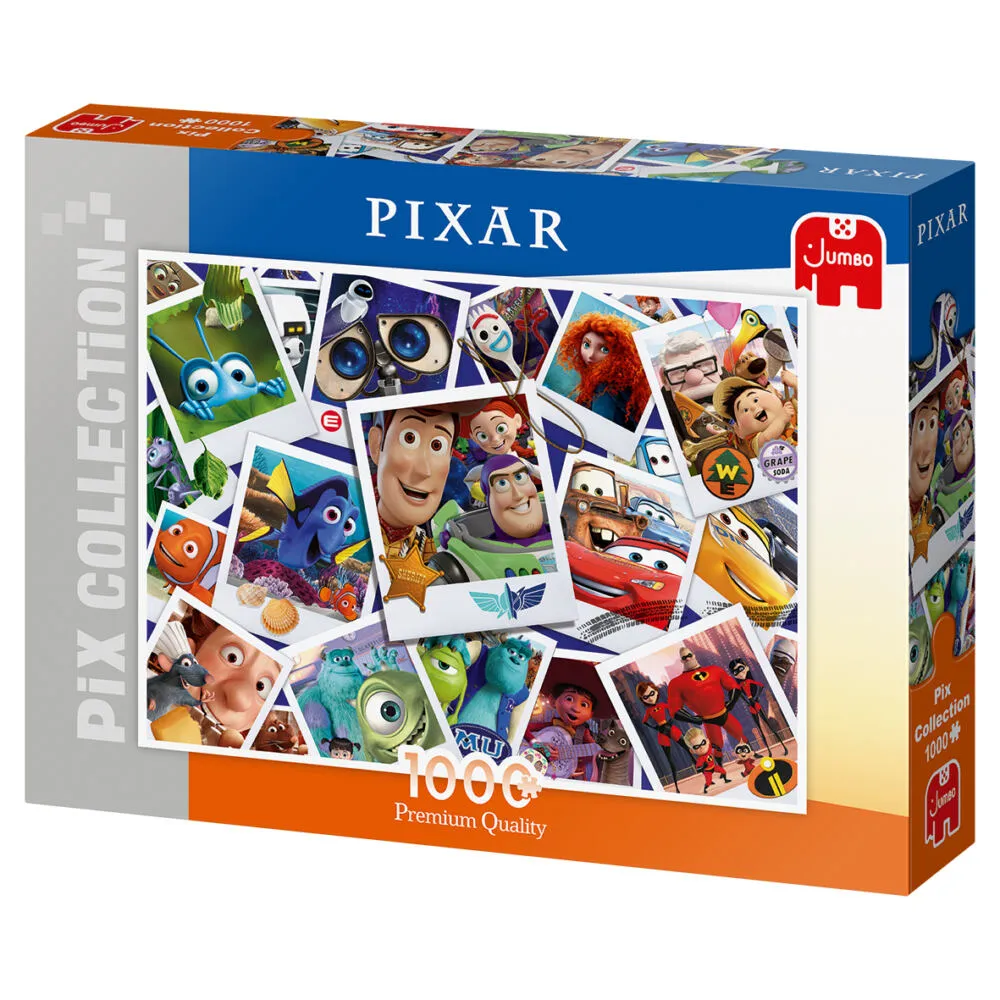 Jumbo Disney Pix Collection Pixar 1000 Parça 19489 Puzzle Thumbnail 1