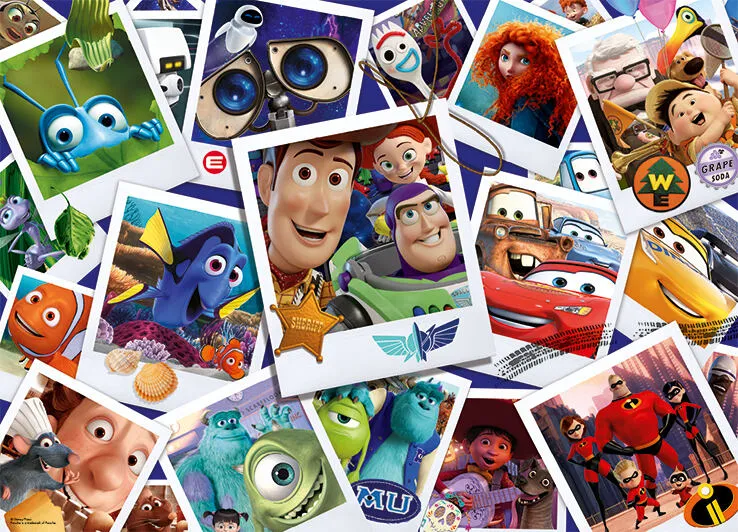 Jumbo Disney Pix Collection Pixar 1000 Parça 19489 Puzzle Thumbnail 0