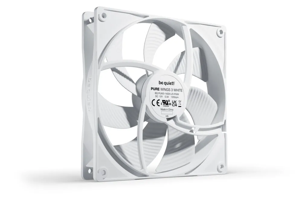 be quiet! Pure Wings 3 140mm PWM White BL112 Thumbnail 2